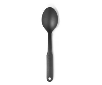 Ibili Soft Cooking Spoon, Найлонов черпак за готвене, 30.5 cm, Черен