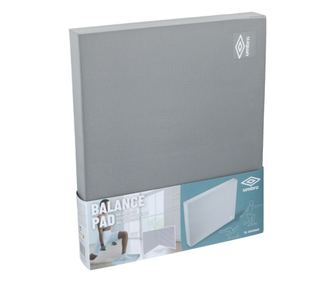 Balance Pad, възглавница за баланс, 48×40×6 см, термопластична пяна, Umbro, сиво