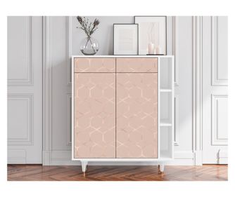 Příborník - STORYZ - BS6 Rose Honeycomb, White
