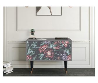 Omarica - STORYZ - S1 Dark Peonies, Grey