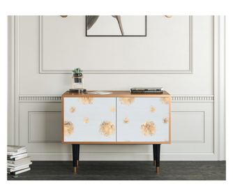 Kredenca - STORYZ - S1 Sky Latte, Walnut
