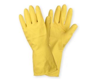 Manusi menaj latex, galbene, marimea S, Rapido