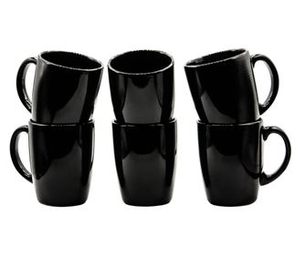 Set 6 cani negre 300 ml