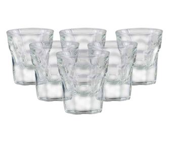 Set 6 pahare 30 ml, Transparent