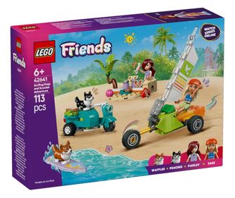 Lego Friends Aventuri Cu Catei La Surfing Si Pe Scuter 42641