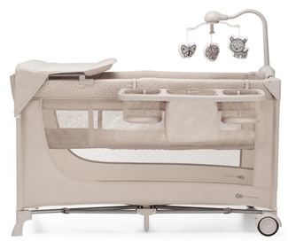 Patut Travel Kinderkraft Joy2, Cu Accesorii, Beige