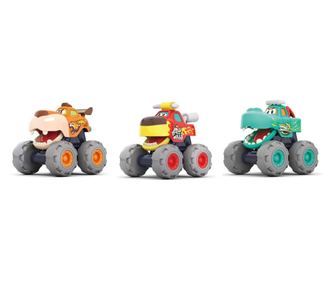 Set 3 Masinute Bebe Monster Truck
