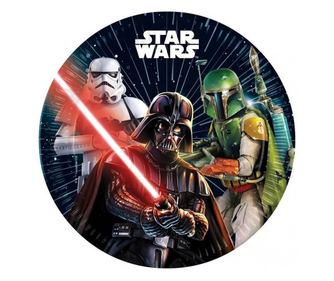 Star Wars Galaxy papírtányér 8 db-os 23 cm FSC
