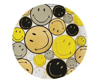 Smiley Originals papírtányér 8 db-os 23 cm