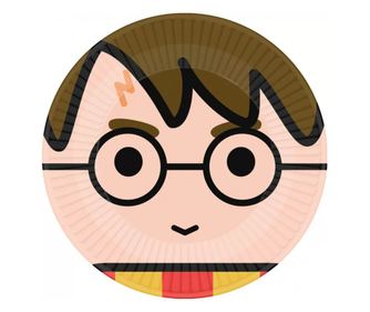 Harry Potter papírtányér 8 db-os 23cm