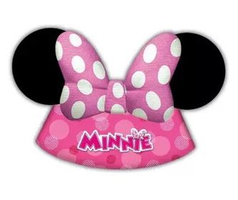 Disney Minnie party kalap csákó happy 6 db-os