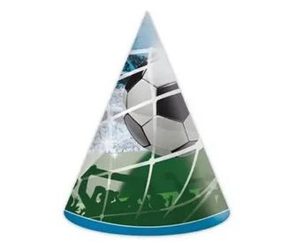 Focis parti kalap csákó Soccer Fans 6db-os
