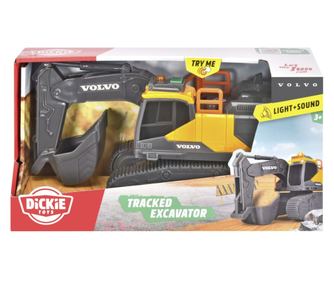 DICKIE EXCAVATOR VOLVO CU SENILE SUNETE SI LUMINI