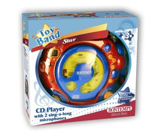 BONTEMPI PRIJENOSNI CD PLAYER S 2 MIKROFONA I ADAPTEROM
