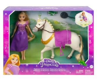 DISNEY PRINCESS SET PAPUSA RAPUNZEL SI CALUL MAXIMUS