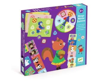 Igra Bingo Memo Domino Prijatelji, Djeco