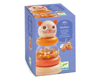 Jucarie Montessori Piramida pisica, Djeco