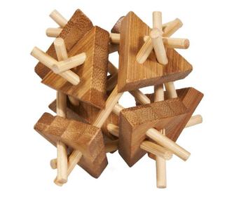 Igra logike IQ 3D Puzzle Palice in trikotniki, Fridolin