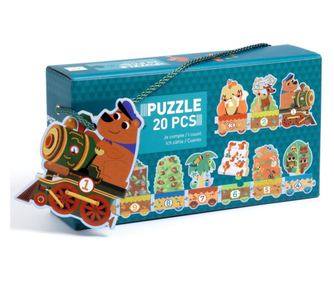 Puzzle Invat sa numar, Djeco