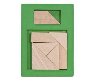 Igra logike IQ puzzle iz lesa Extra kos-6, Fridolin