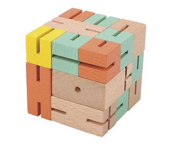 Igra logike IQ 3D puzzle Fant zelena, Fridolin