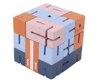 Igra logike IQ 3D puzzle Fant modra, Fridolin