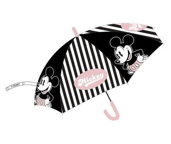 Disney Mickey gyerek félautomata esernyő csíkos Ø74cm