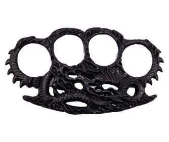 IdeallStore samoobrambna rozeta, model Fire Dragon Skin, 0,5 cm, črna