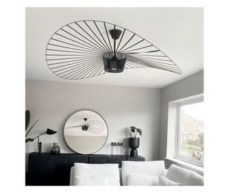 Pendul RFAN, Model 5965-600, 1 X E27, Inaltime Reglabila, Negru