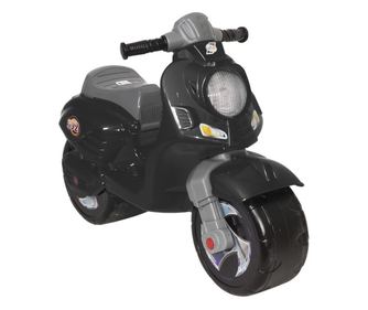 Детски мотор без педали Edea Vespa, За баланс, 2 стабилни гуми, 70 х 30 х 52cm, Черен