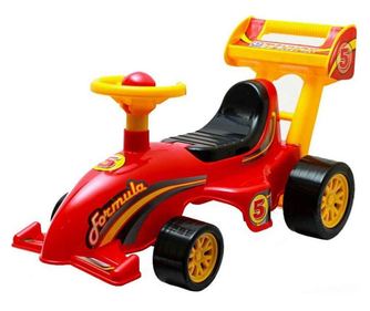 Количка за прохождане Edea Formula, С отваряща се седалка, 72х42х40 cm, 1,5+ години, Червена