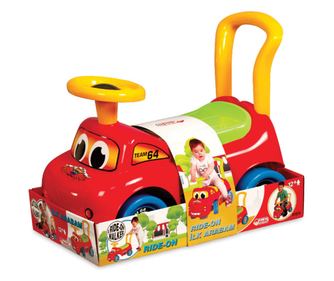 Количка за прохождане и бутане Dede, 52х28х42 cm, 1,5+ години, Червена