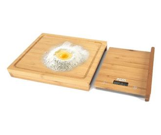 Cantar Bucatarie LCD Bambus 38cm PEM