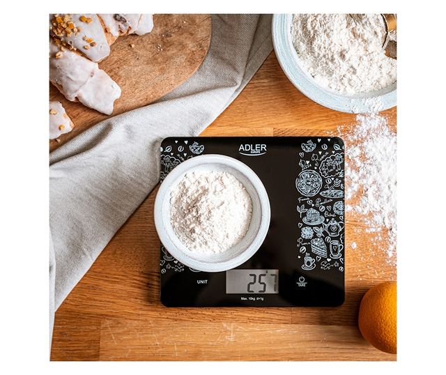 Cantar Bucatarie Sticla Max 10kg LCD AD Adler