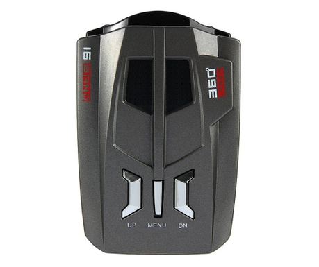 Detektor Klausstech Radar Laser, Instant-on, Zaznavanje 360, Pop, Kompaktna zasnova, Mestni način in način avtoceste, LED zaslon