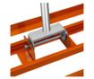 Grebla de nivelare a gazonului de gradina T-Mech de 50 cm - portocaliu