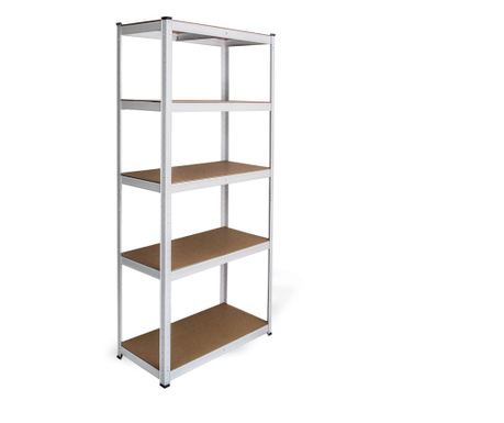 E-Rax Raft metalic alb 90 x 40 x 180cm
