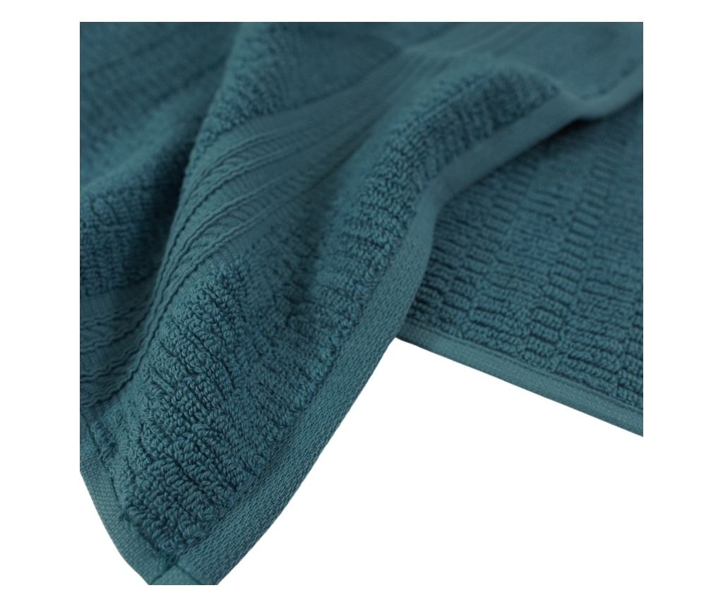 Set 2 prosoape absorbante si rezistente la decolorare, 100% Bumbac Jacquard, densitate 530 gsm, 50x100cm + 70x140 cm, Phrixus, P - 2