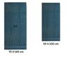 Set 2 prosoape absorbante si rezistente la decolorare, 100% Bumbac Jacquard, densitate 530 gsm, 50x100cm + 70x140 cm, Phrixus, P thumbnail 3