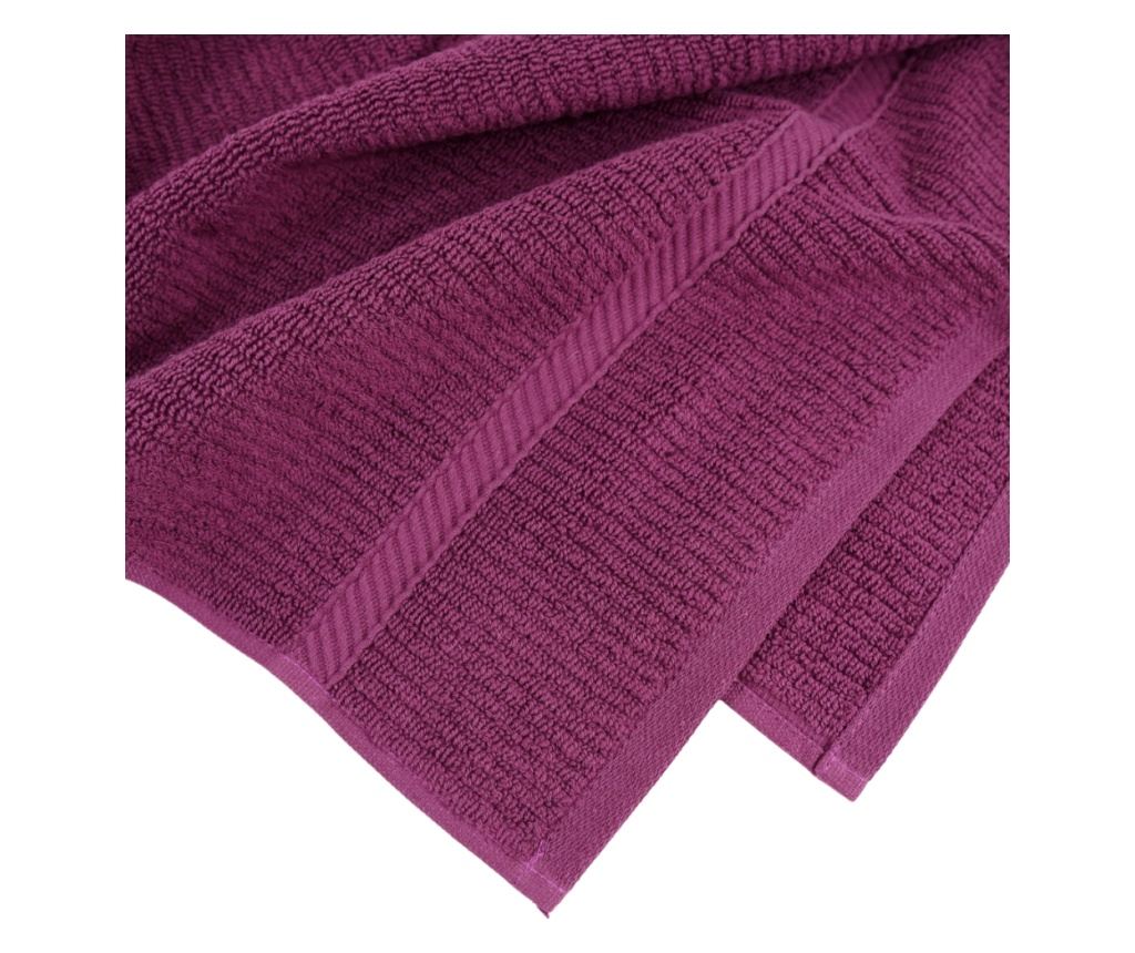Set 2 prosoape absorbante si rezistente la decolorare, 100% Bumbac Jacquard, densitate 530 gsm, 50x100cm + 70x140 cm, Ikaros, Pu - 2