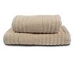 Set 2 prosoape absorbante si rezistente la decolorare, 100% Bumbac Jacquard, densitate 480 gsm, 50x100cm + 70x140 cm, Asterius, thumbnail 1