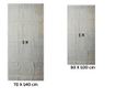 Set 2 prosoape absorbante si rezistente la decolorare, 100% MicroBumbac, densitate 430 gsm, 50x100cm + 70x140 cm, Nicander, Ecru thumbnail 3