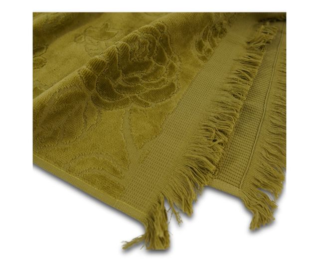 Комплект от 2 абсорбиращи, устойчиви на избледняване хавлиени кърпи от жакардов памук, 50x100 см + 70x140 см