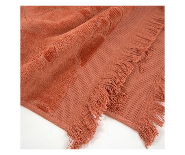 Комплект от 2 абсорбиращи кърпи, устойчиви на избледняване, 100% велур жакардов памук