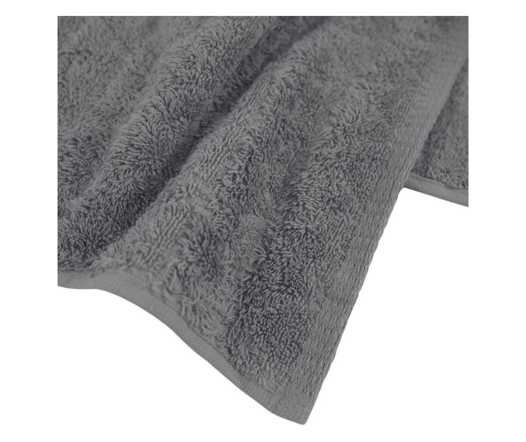 Set 2 prosoape absorbante si rezistente la decolorare, 100% Bumbac Jacquard, densitate 390 gsm, 50x100cm + 70x140 cm, Mermin, Gr - 2