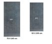 Set 2 prosoape absorbante si rezistente la decolorare, 100% Bumbac Jacquard, densitate 520 gsm, 50x100cm + 70x140 cm, Gunnr, Den thumbnail 3