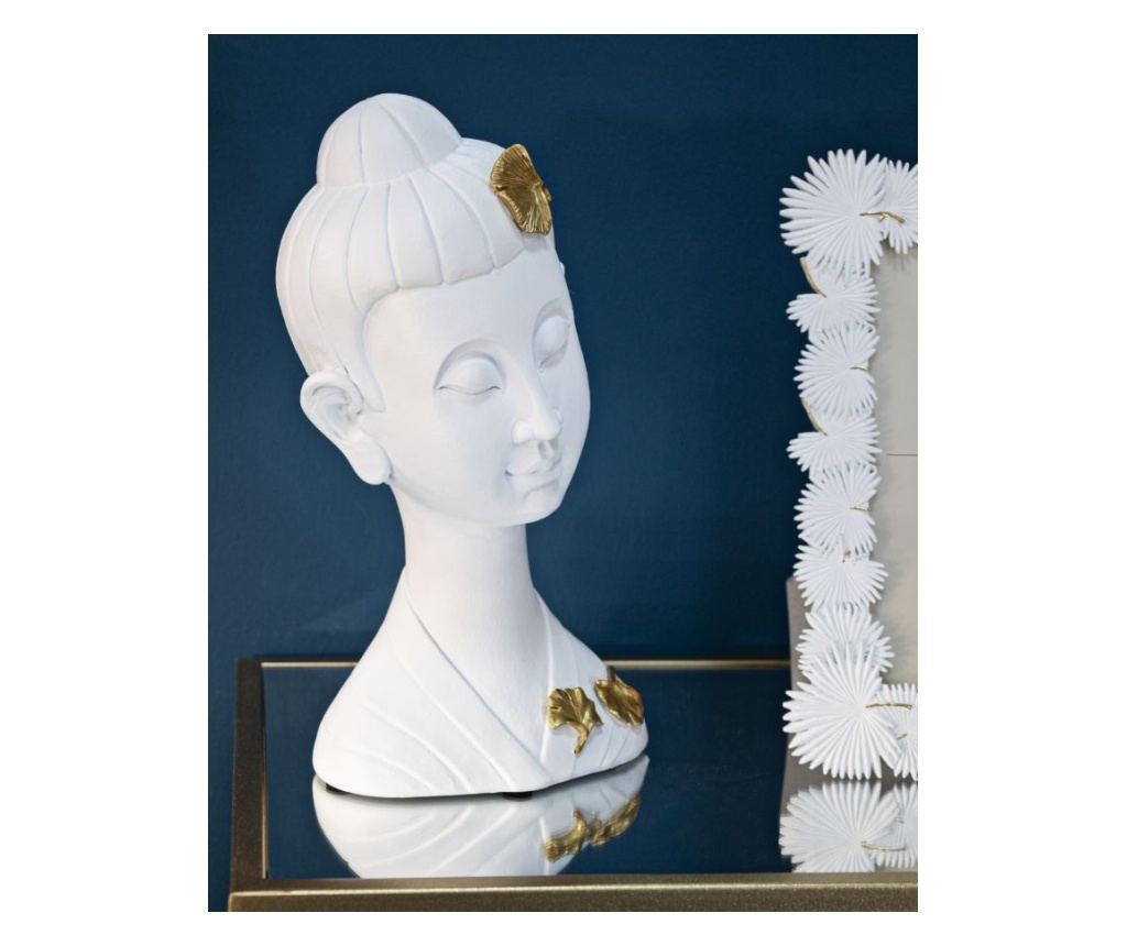 Dekoracija Buda Bijela 22 cm - 6