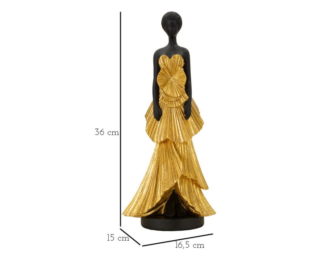 Ukras Žena Crna 15 cm - 7