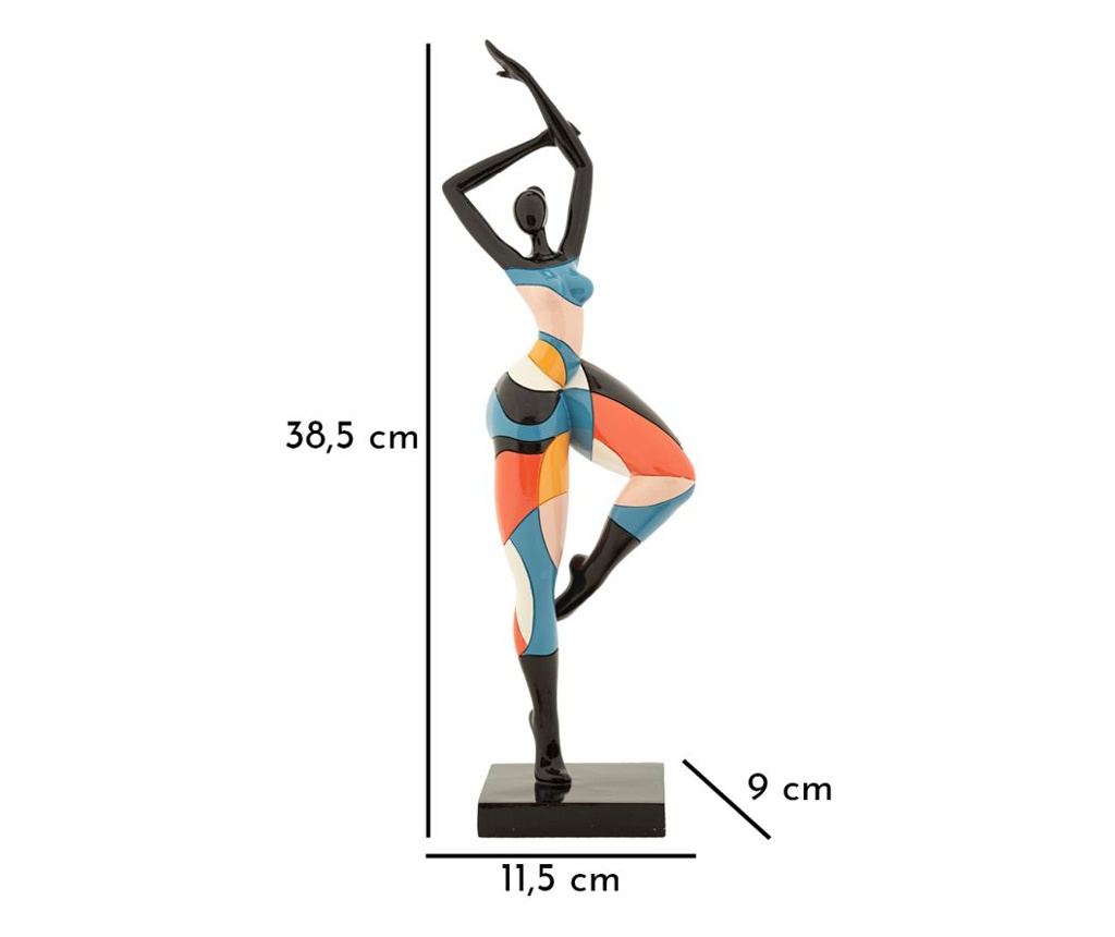 Ukras Plesačica Crna 12 cm - 13