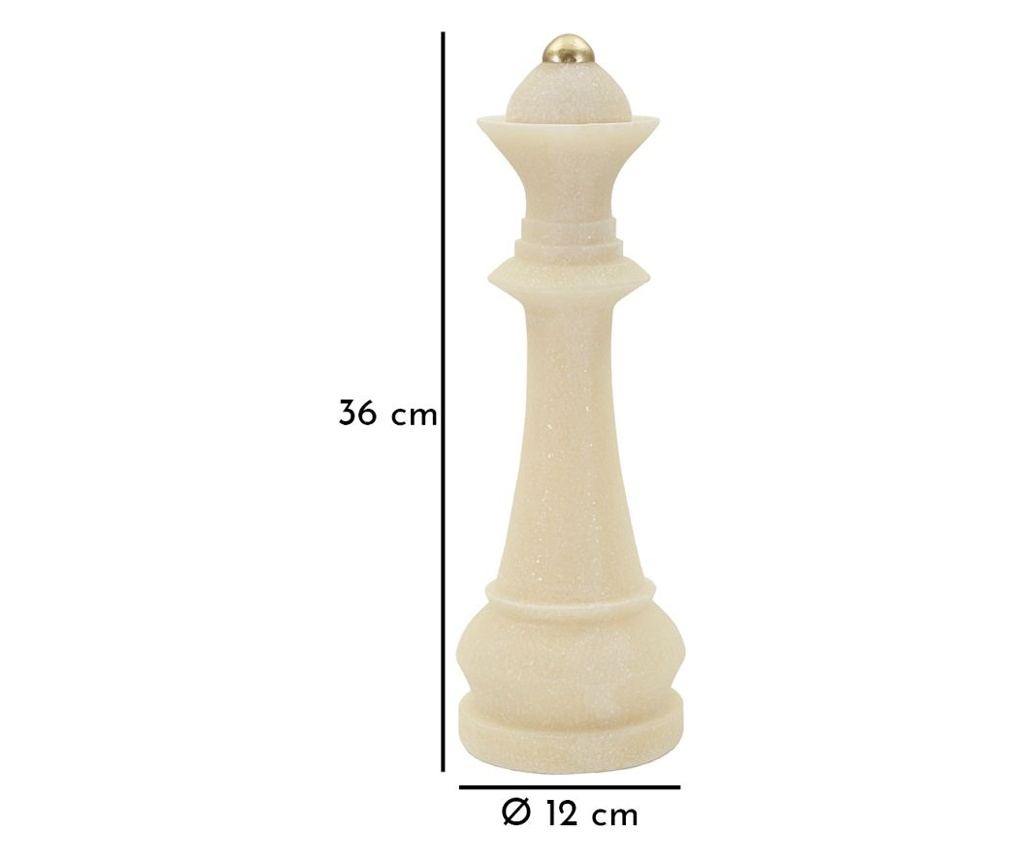 Ukras Kraljica Bijela 12 cm - 7